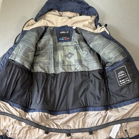 O'Neill Men's Utility Hyperdry 10K Jacket Ski Snow Outerwear Coat Blue Insulated - Picture 11 of 16